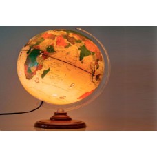GLOBO TERR. LUMINOSO HISTÓRICO/POLÍTICO/FÍSICO 30CM